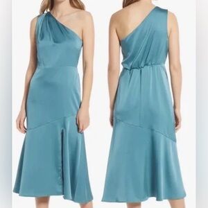 Sam Edelman | One Shoulder Midi Dress in Red | NWT!